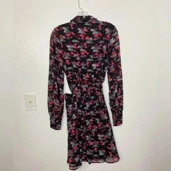 Kirna Zabete Printed Black Long Floral Dress - Picture 3 of 9